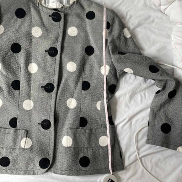 Authentic Vintage Givenchy polka dot skirt suit - Picture 13 of 14